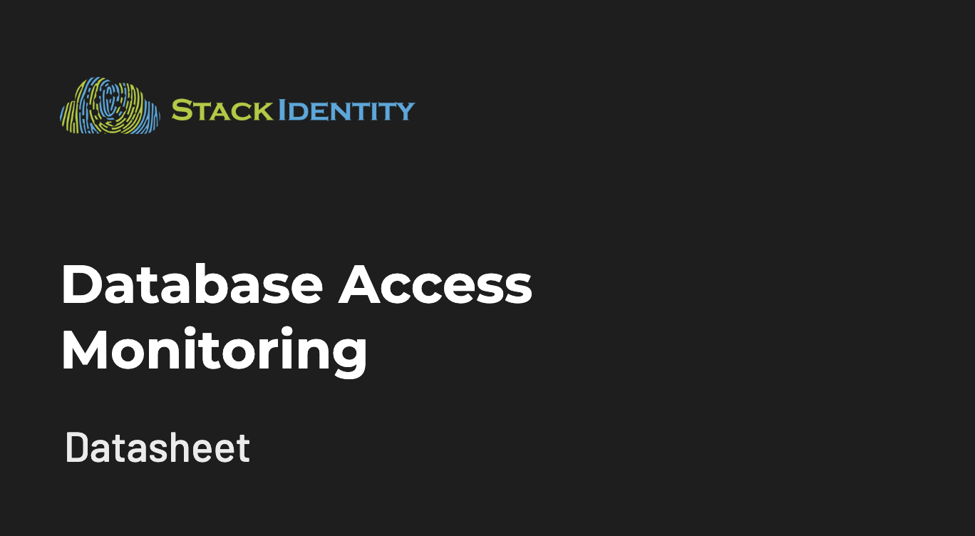 Database Access Monitoring
